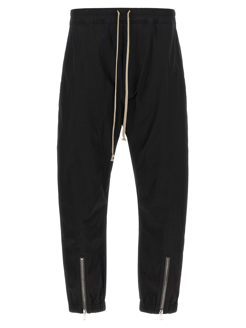 Rick Owens Schwarze Baumwoll-Jogginghose (Trainingshose)