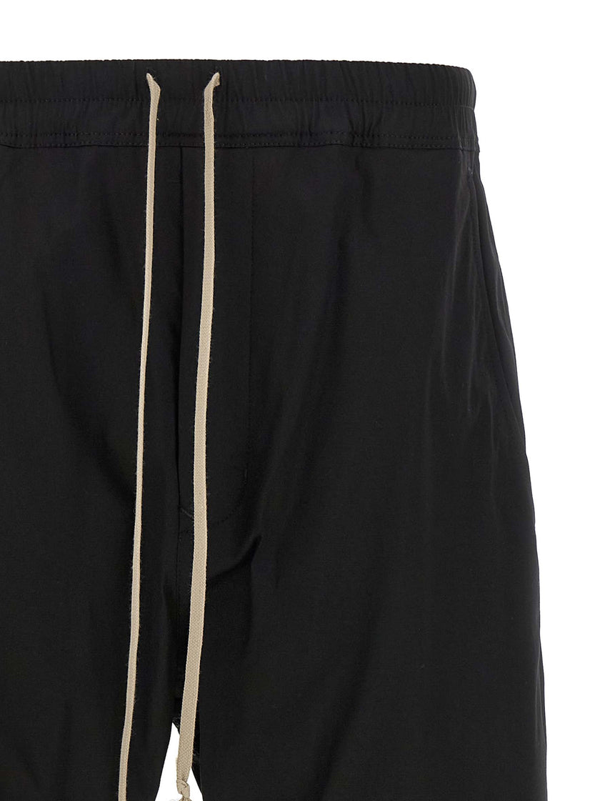 Rick Owens Schwarze Baumwoll-Jogginghose (Trainingshose)