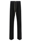 Rick Owens Schwarze Baumwoll-Freizeithose