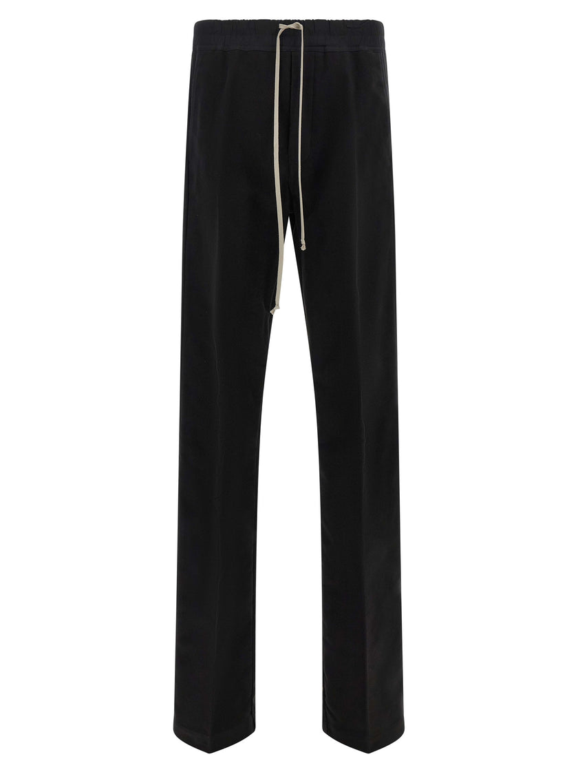 Rick Owens Schwarze Baumwoll-Freizeithose