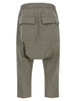 Rick Owens Graue Baumwoll-Cropped-Hose