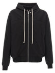 Rick Owens Schwarzer Baumwoll-Hoodie