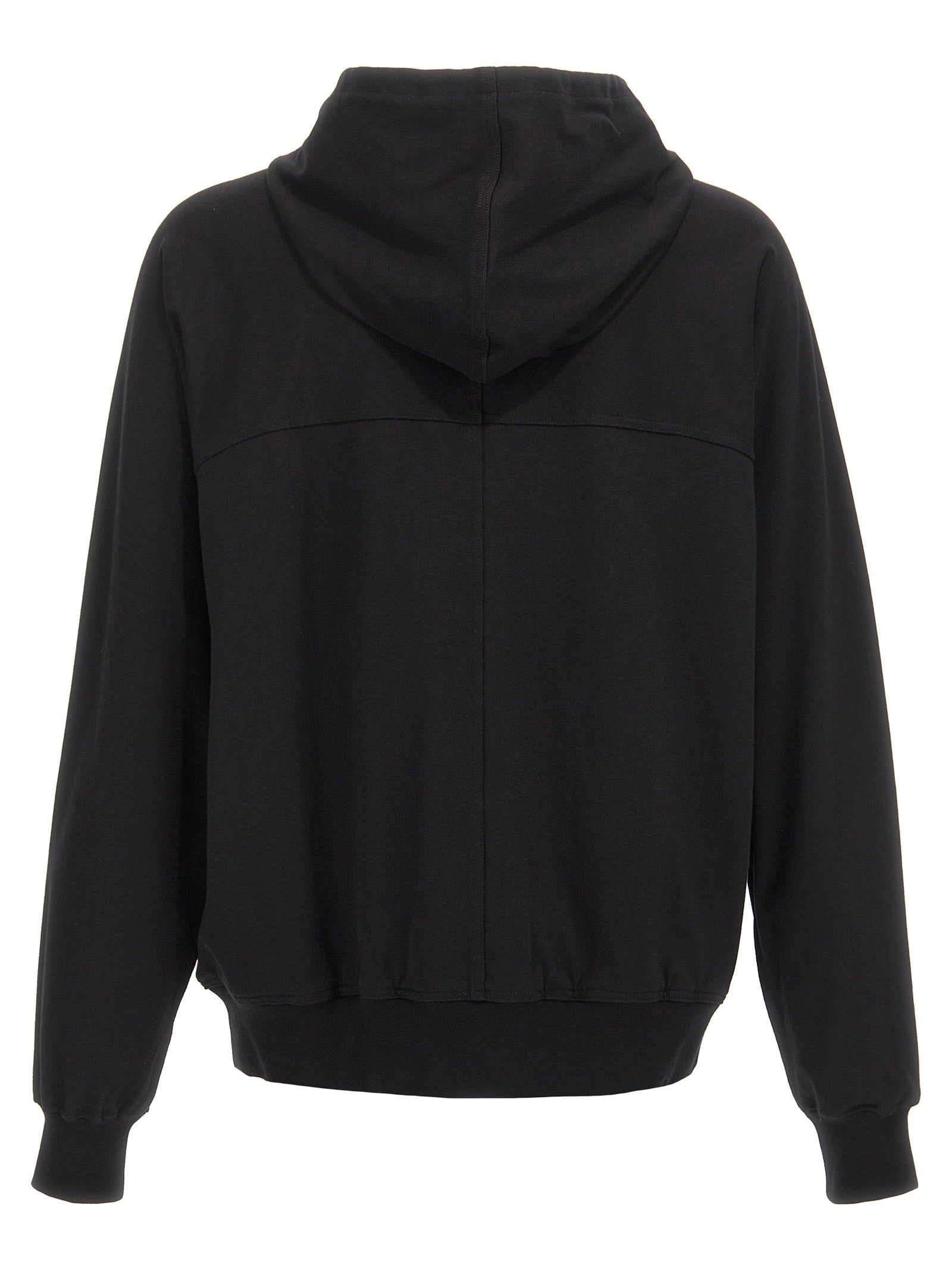 Rick Owens Schwarzer Baumwoll-Hoodie