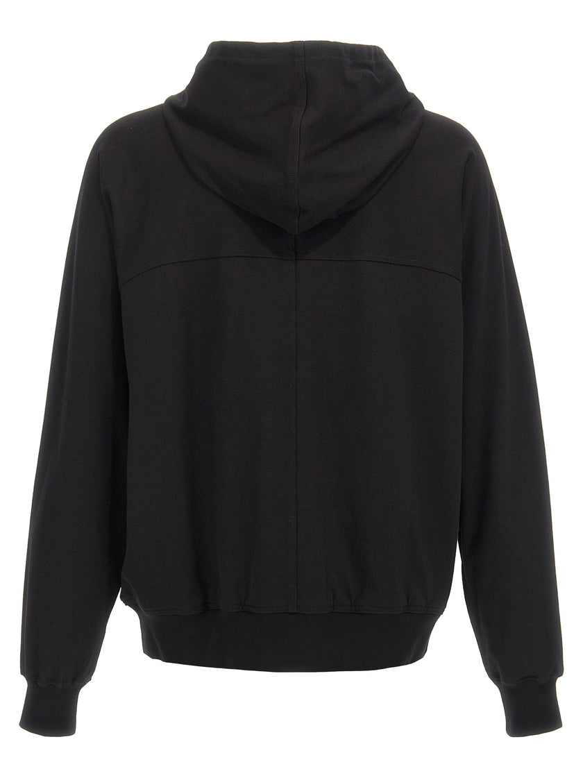 Rick Owens Schwarzer Baumwoll-Hoodie