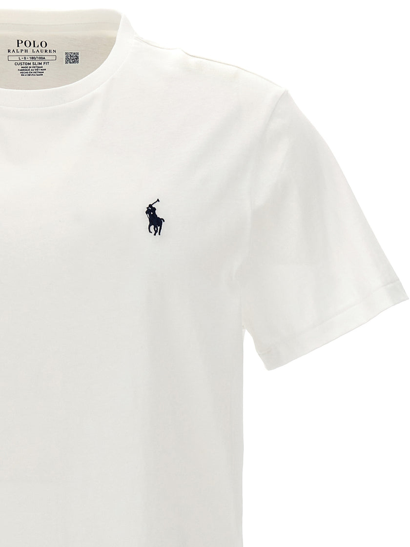 Polo Ralph Lauren Weißes Baumwoll-T-Shirt