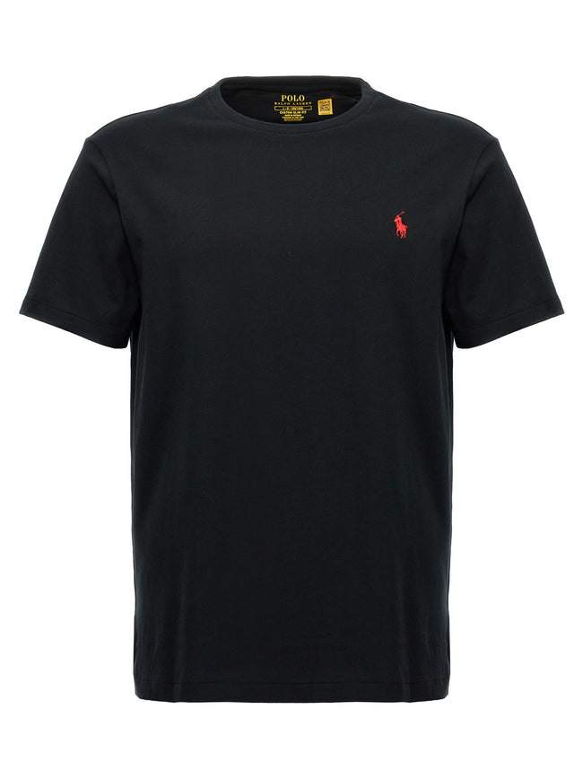 Polo Ralph Lauren Schwarzes Baumwoll-T-Shirt