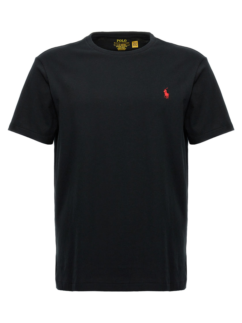 Polo Ralph Lauren Schwarzes Baumwoll-T-Shirt