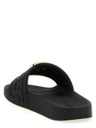 Versace Schwarze Glas-Slipper