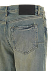PURPLE Blaue Baumwoll-Jeans mit ausgestelltem Bein
