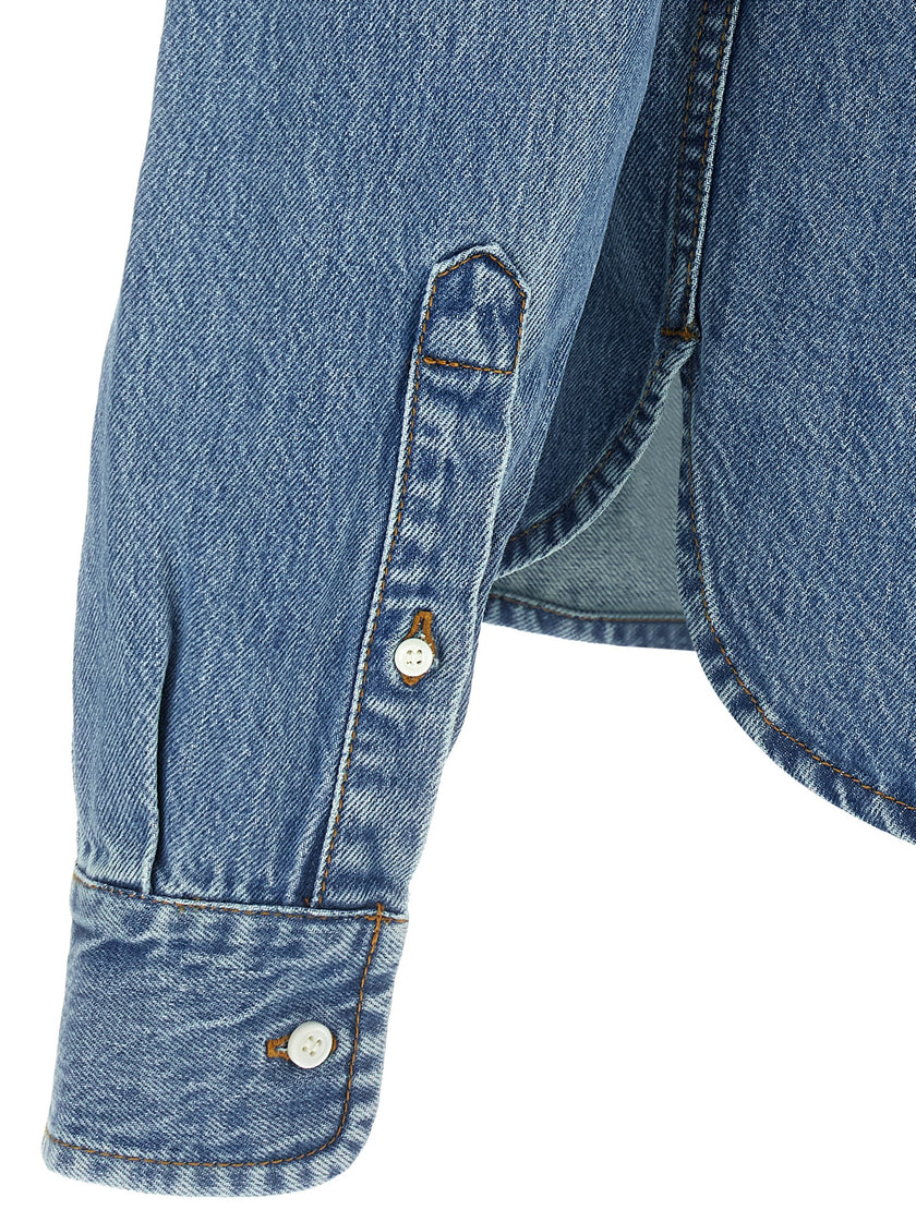 Jacquemus Blaue Baumwollbluse