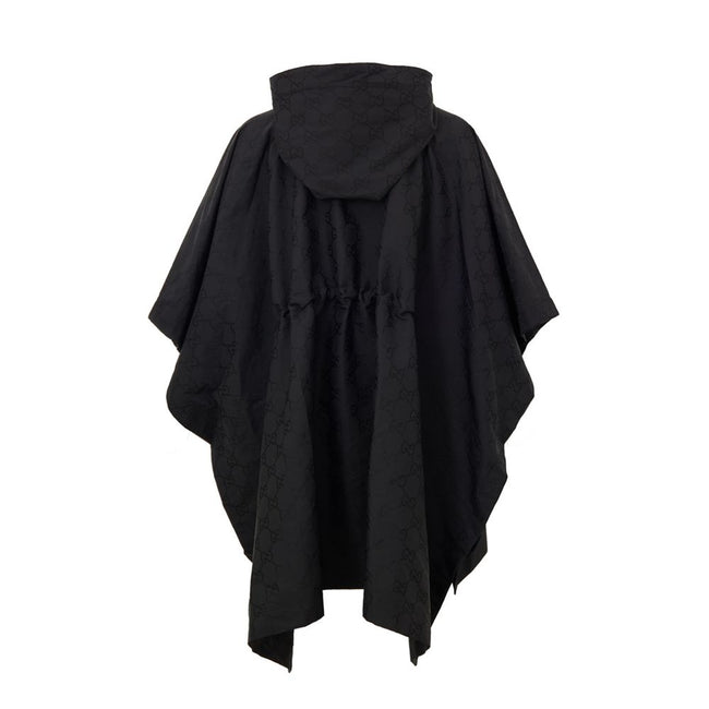 Gucci Schwarzer Trenchcoat aus Polyester