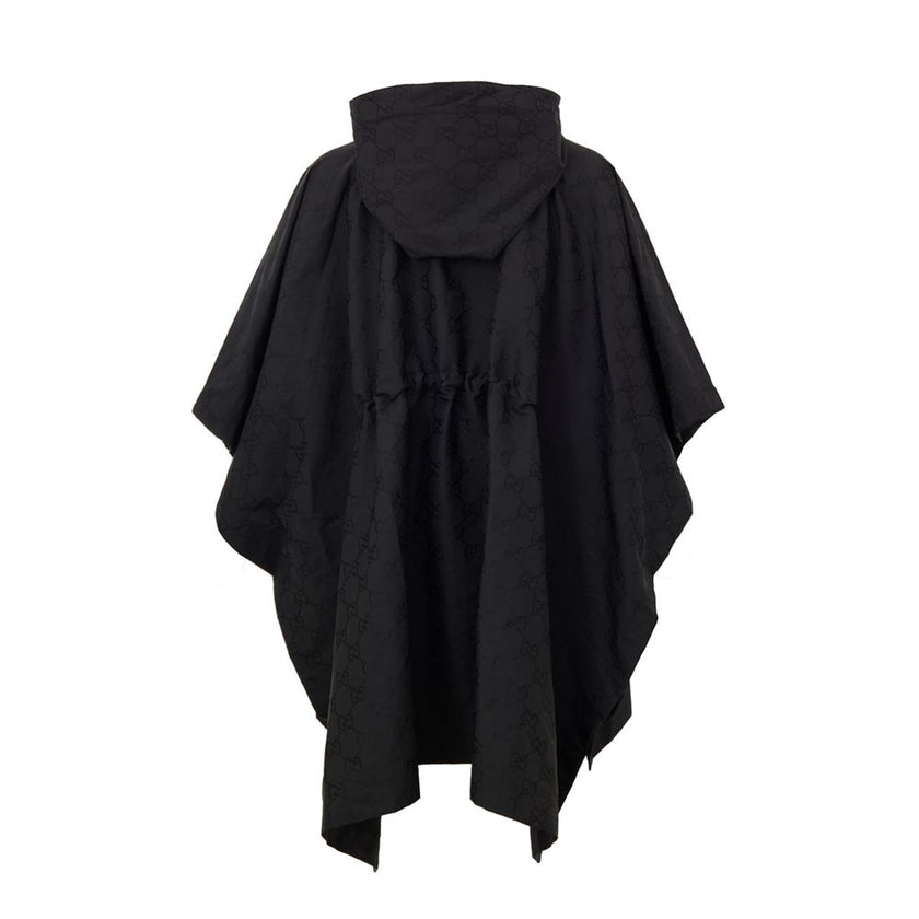 Gucci Schwarzer Trenchcoat aus Polyester