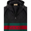 Gucci Schwarzer Trenchcoat aus Polyester