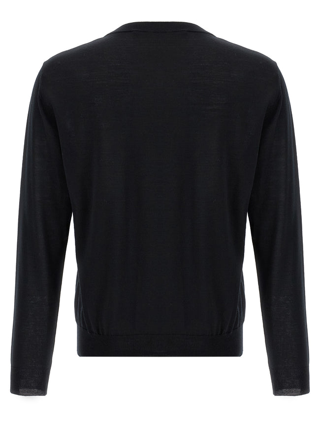 Valentino Garavani Schwarzer Cardigan aus Schurwolle