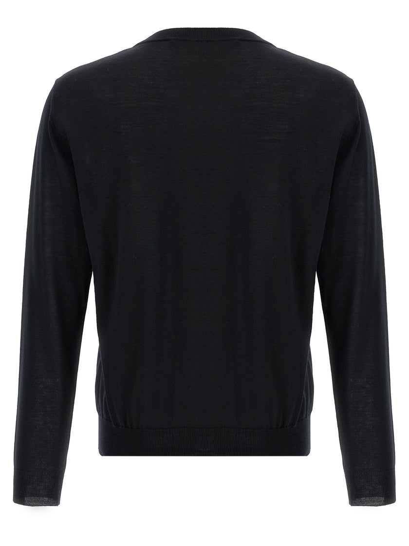 Valentino Garavani Schwarzer Cardigan aus Schurwolle