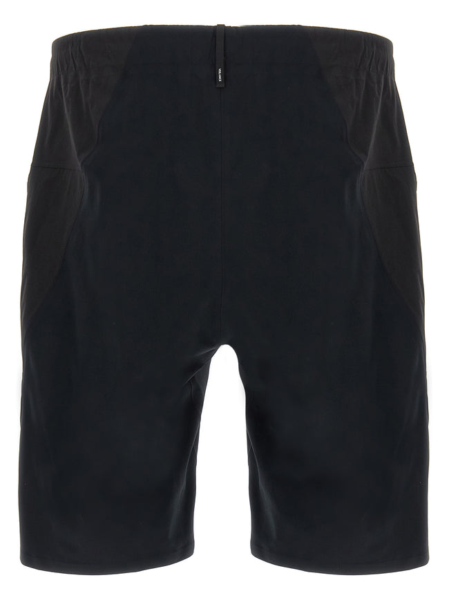 Arc'teryx Veilance Schwarze Bermuda-Shorts aus Nylon