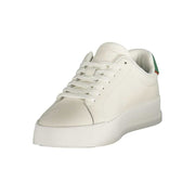 Tommy Hilfiger Sneakers white men's shoes with green accents and removable insole