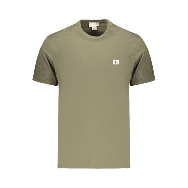 Calvin Klein Grünes Baumwoll-T-Shirt für Herren