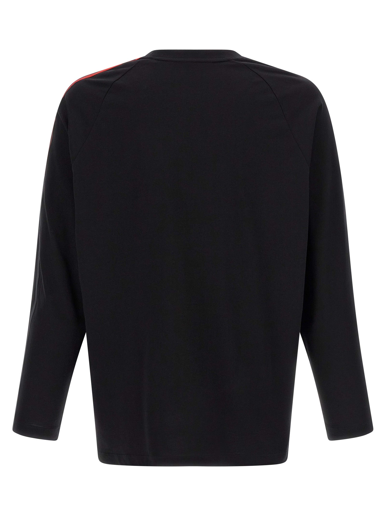 Y-3 Schwarzes Baumwoll-T-Shirt