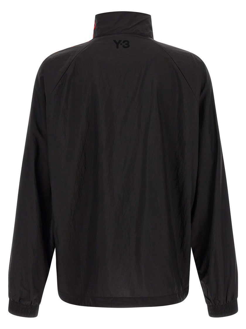 Y-3 Schwarzes Polyamid-Sweatshirt