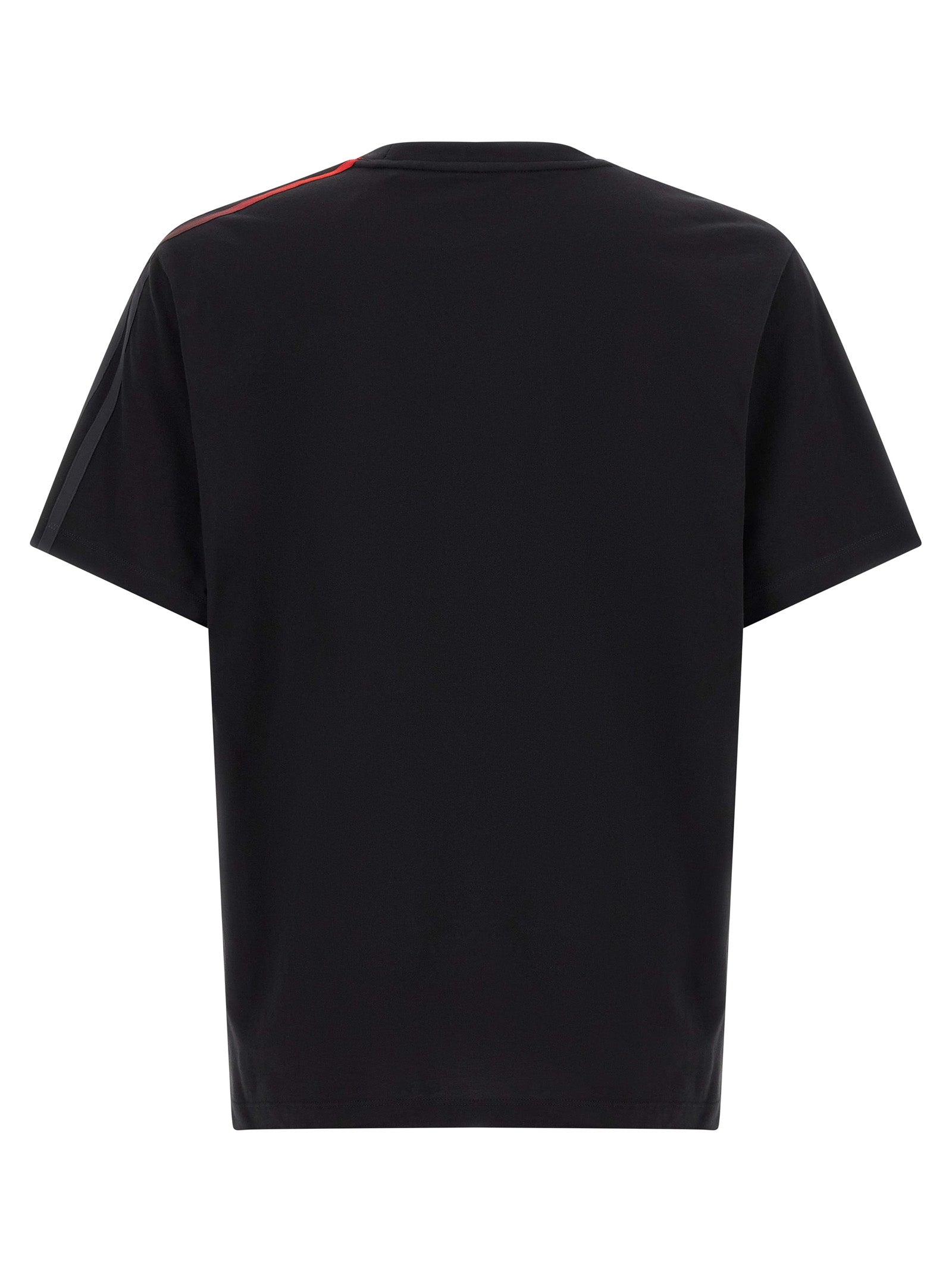 Y-3 Schwarzes Baumwoll-T-Shirt