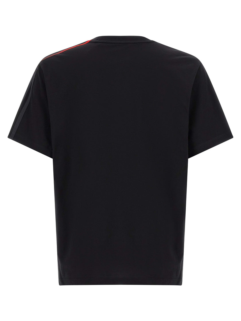 Y-3 Schwarzes Baumwoll-T-Shirt