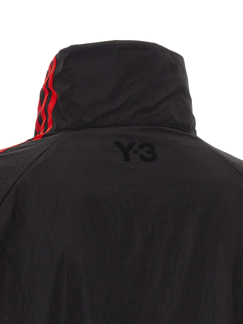 Y-3 Schwarzes Polyamid-Sweatshirt