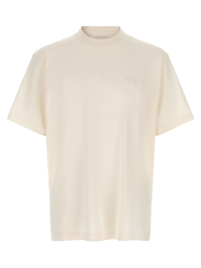 Y-3 Weißes Baumwoll-T-Shirt