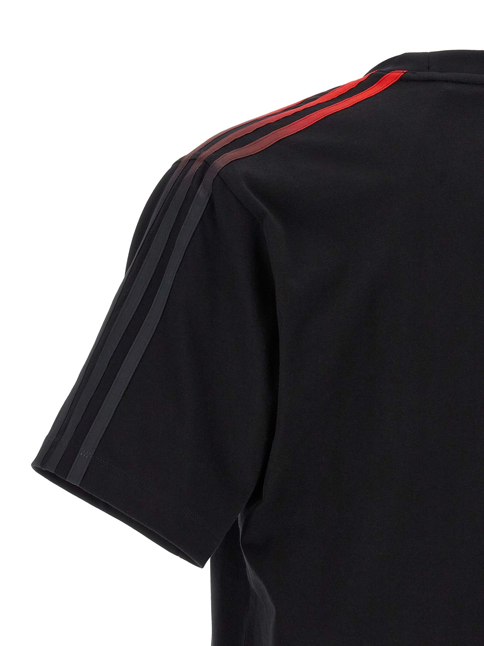 Y-3 Schwarzes Baumwoll-T-Shirt
