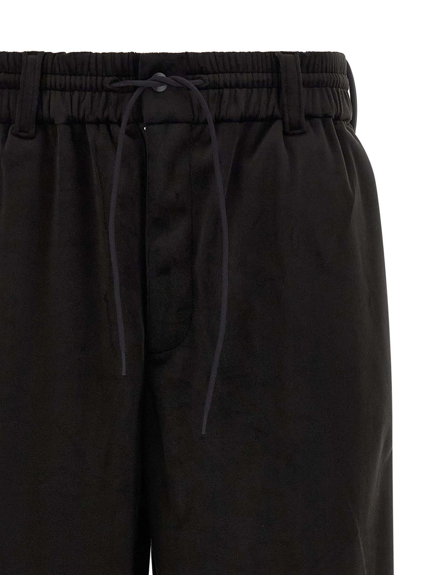 Y-3 Schwarze Trainingshose aus recyceltem Polyester