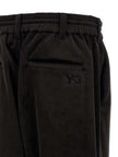 Y-3 Schwarze Trainingshose aus recyceltem Polyester