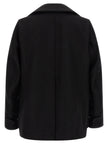 Dsquared² Schwarzer Wollmantel