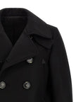 Dsquared² Schwarzer Wollmantel
