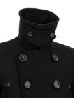 Dsquared² Schwarzer Wollmantel