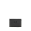 Tom Ford Schwarzes Kalbsleder Bos Taurus Portemonnaie