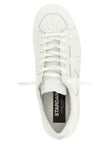 Golden Goose Weiße Sneaker aus Rindsleder mit niedrigem Schaft