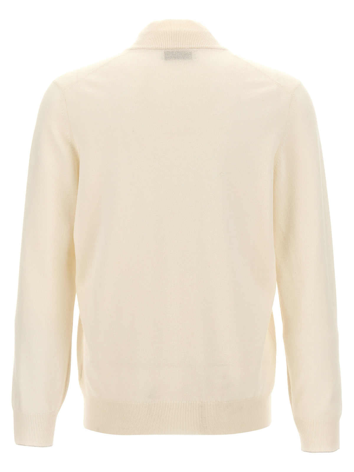 Brunello Cucinelli Soft Cashmere Cardigan in White