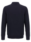 ZANONE Blaues Poloshirt aus reiner Schurwolle