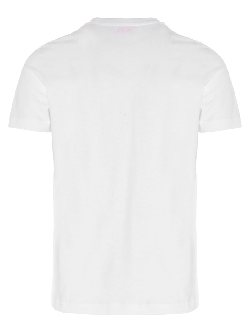 Diesel Weißes Baumwoll-T-Shirt