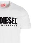 Diesel Weißes Baumwoll-T-Shirt