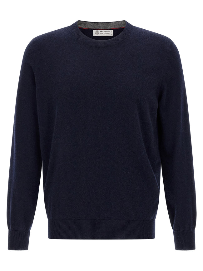 Brunello Cucinelli Blauer Kaschmir-Cardigan