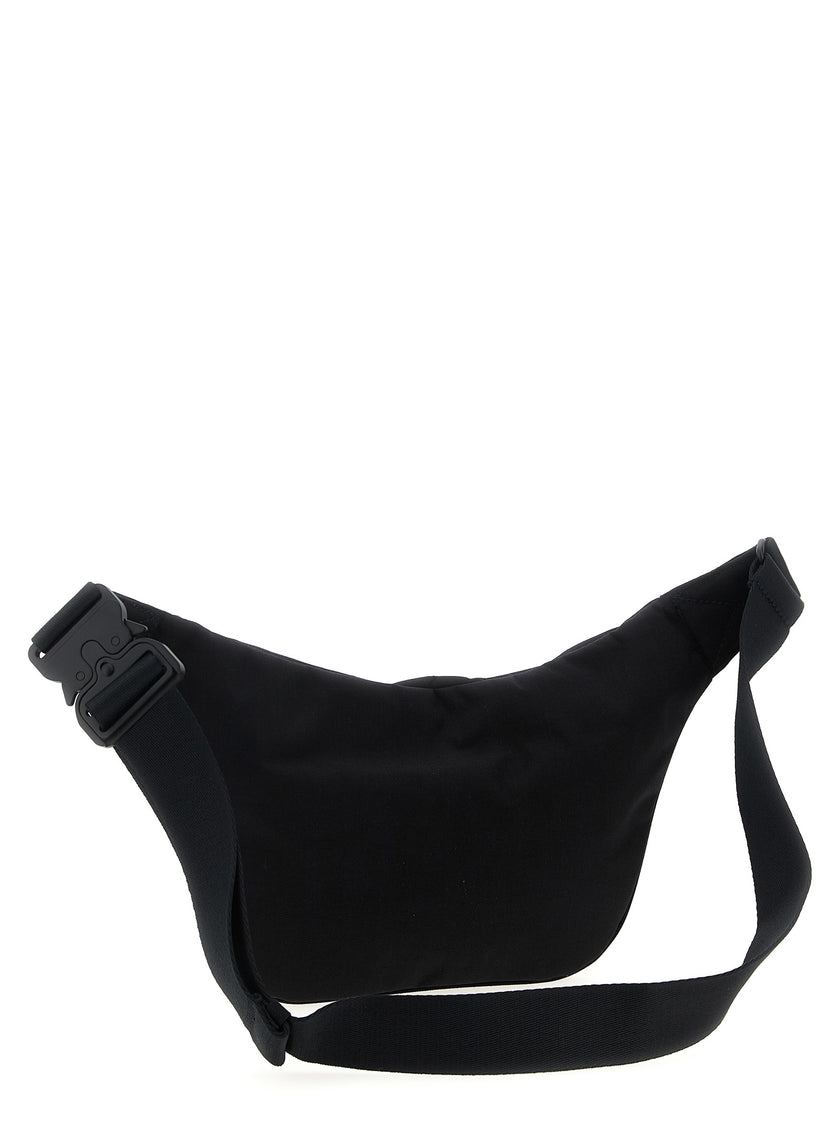Y-3 Schwarze Crossbody-Tasche aus Polyamid