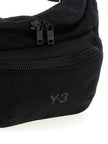 Y-3 Schwarze Crossbody-Tasche aus Polyamid