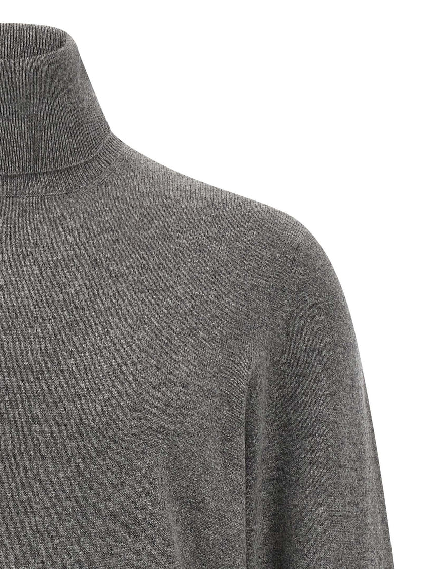 Brunello Cucinelli Grauer Kaschmir-Strickjacke