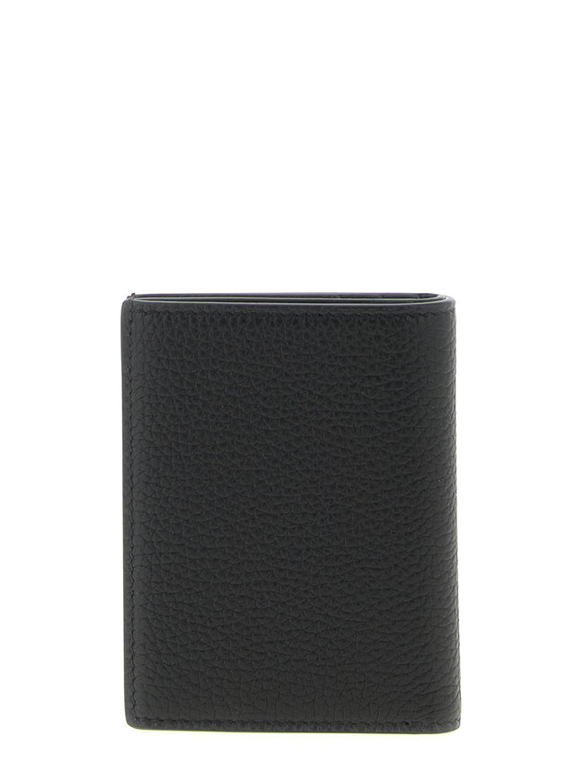 Tom Ford Schwarzes Kalbsleder-Kartenetui