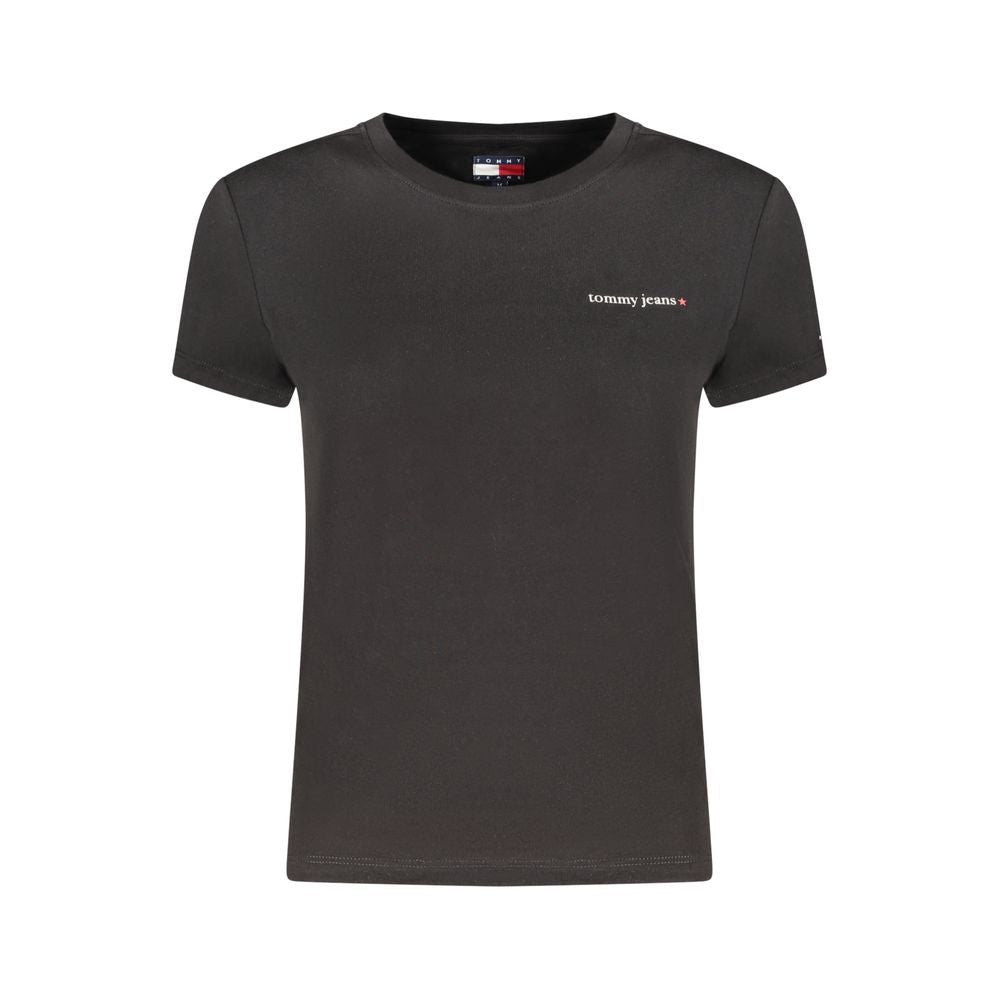 Tommy Hilfiger Women's Black Cotton T-Shirt