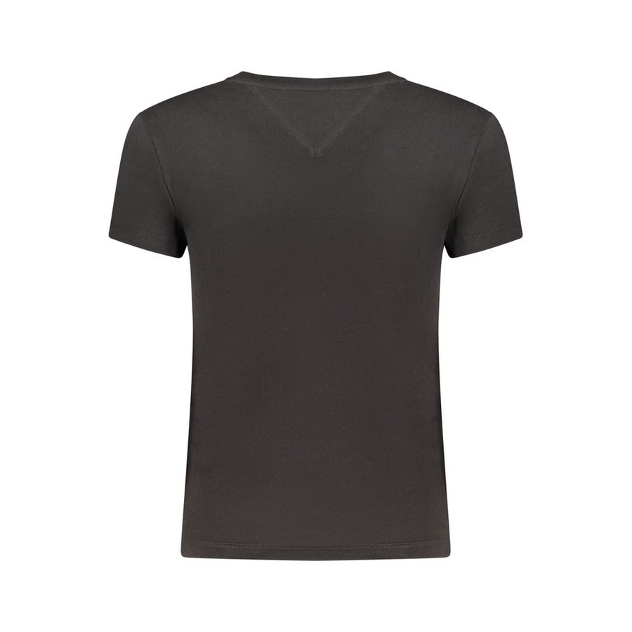 Tommy Hilfiger Women's Black Cotton T-Shirt