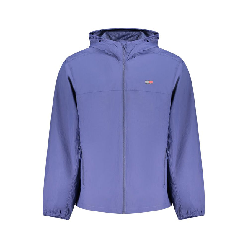 Tommy Hilfiger Blaue Herrenjacke aus Polyamid