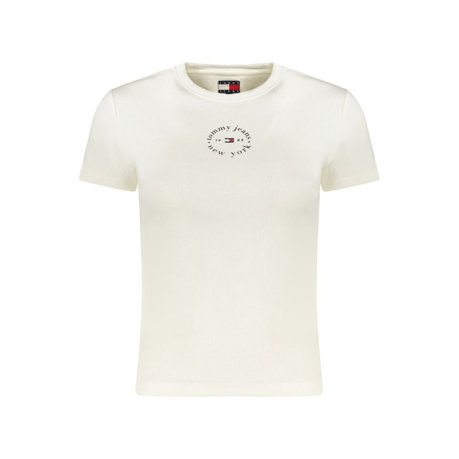 Tommy Hilfiger White Cotton T-Shirt