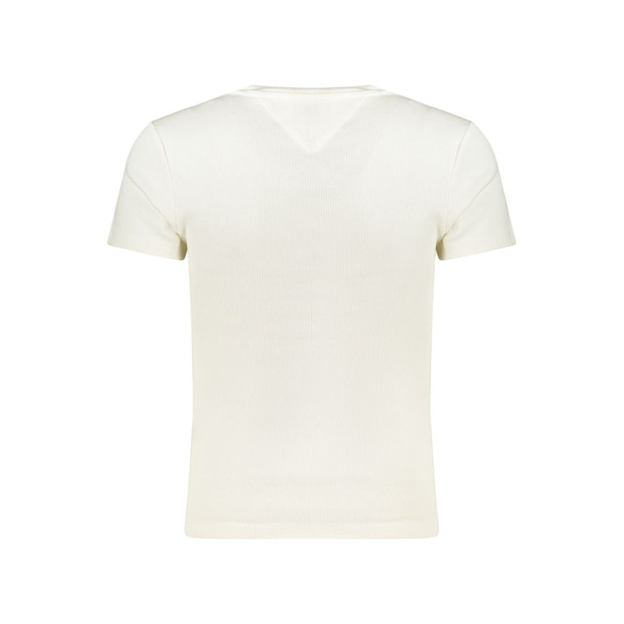 Tommy Hilfiger White Cotton T-Shirt